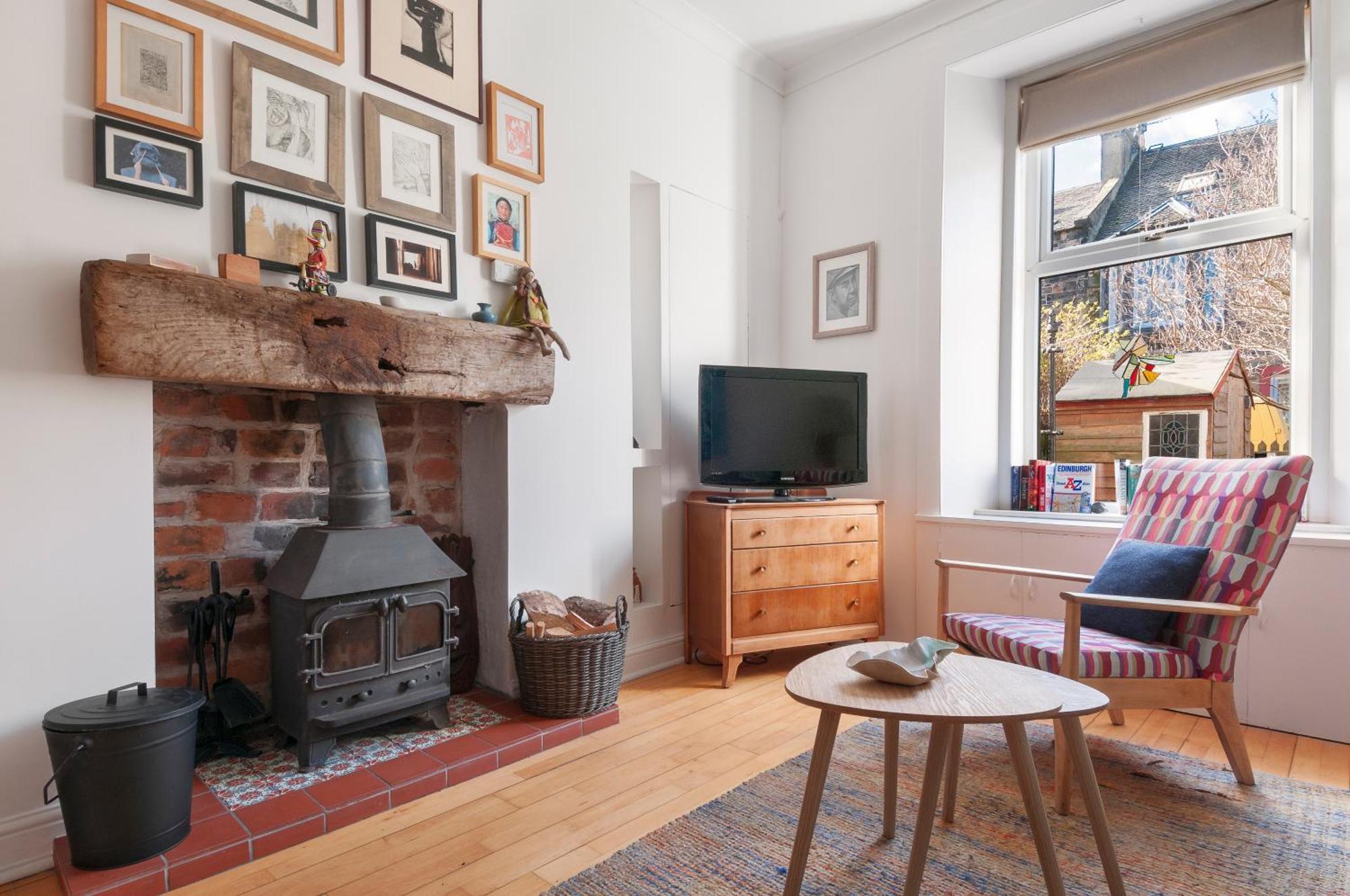 Cozy With Character Vibrant Cottage Style Flat At Leith Links Park EDI Eksteriør billede
